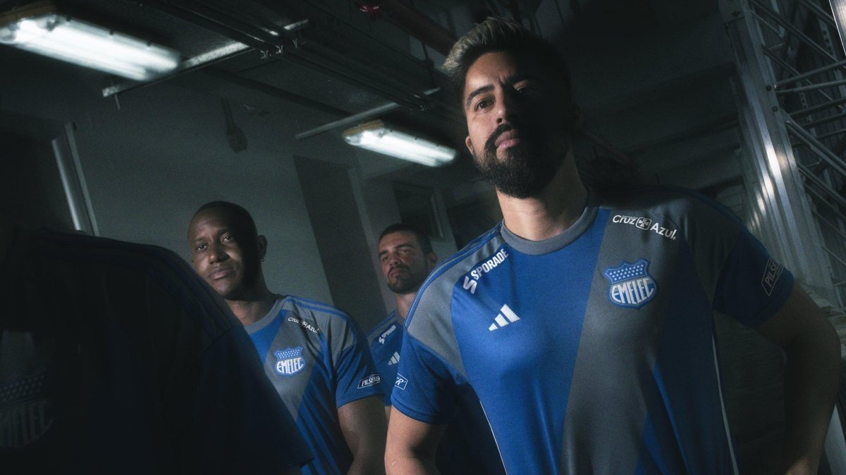 Christian Noboa, con la nueva piel del Emelec.