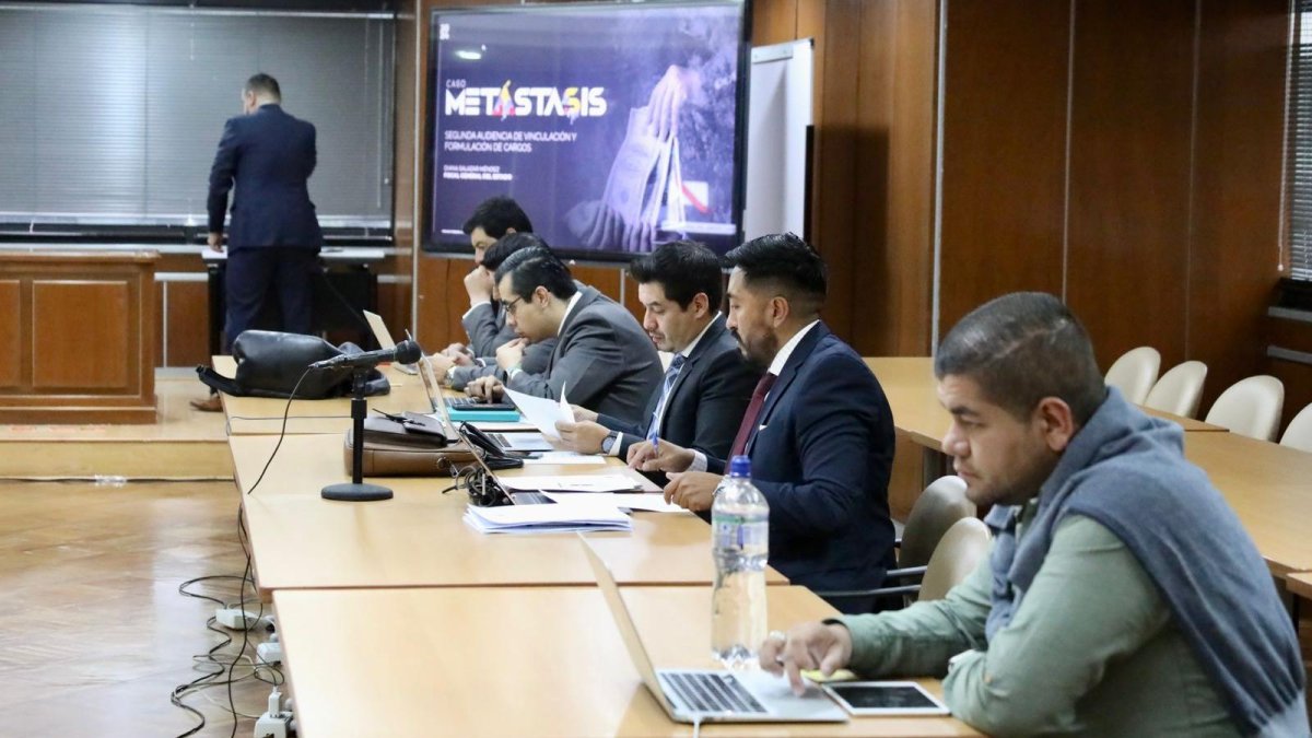 La fiscal Diana Salazar habló de que Ronny Aleaga actuó para 