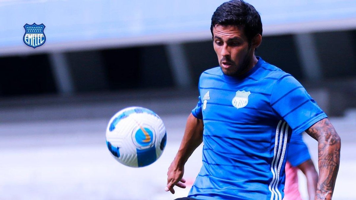 Marcelo Meli (foto) es uno de los extranjeros en Emelec con mayor regularidad