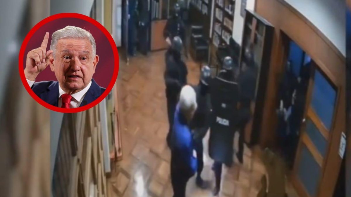 Grabación al interior de la embajada de México en Ecuador