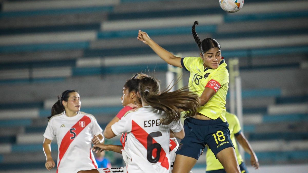 Ecuador sub 20 no pudo ante Perú en el estadio Modelo Alberto Spencer.