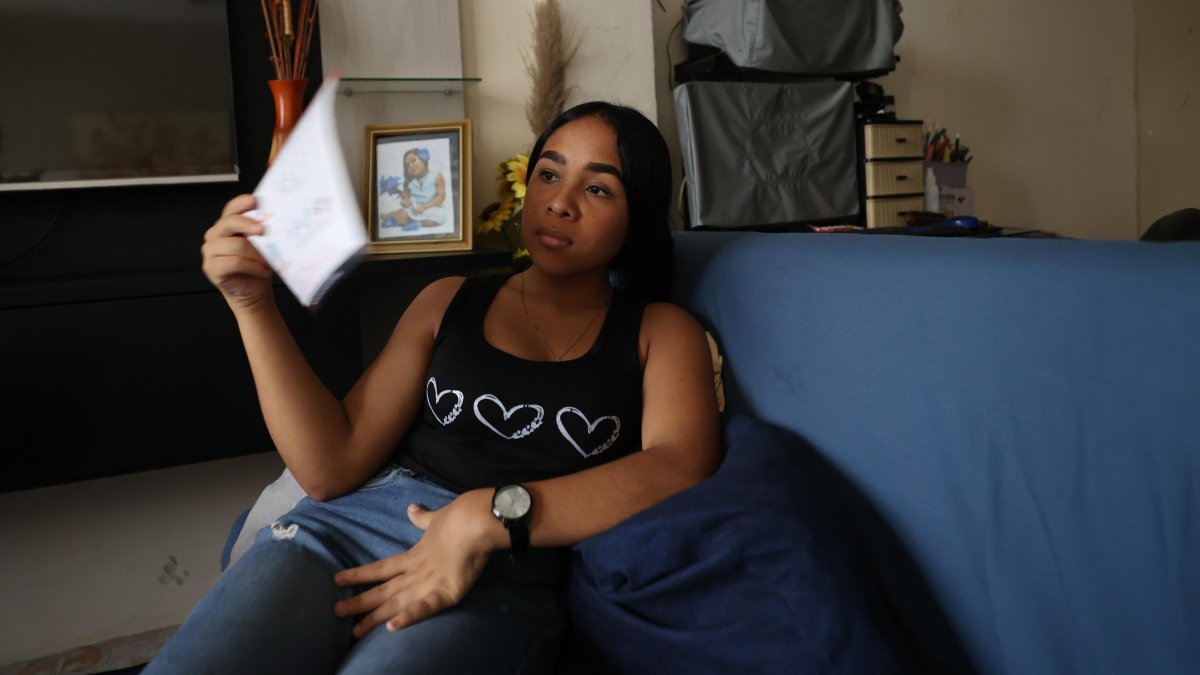 En la residencia de Ketty, la sala fue la nueva habitación.