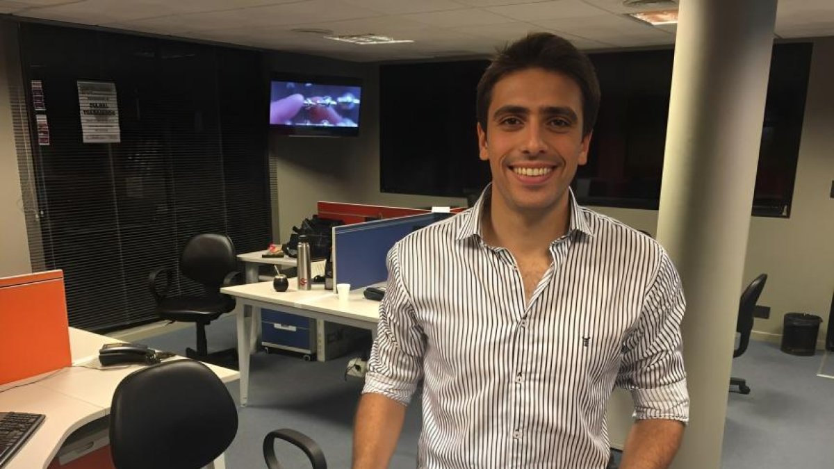 Juan Pedro Aleart, periodista argentino de 36 años.