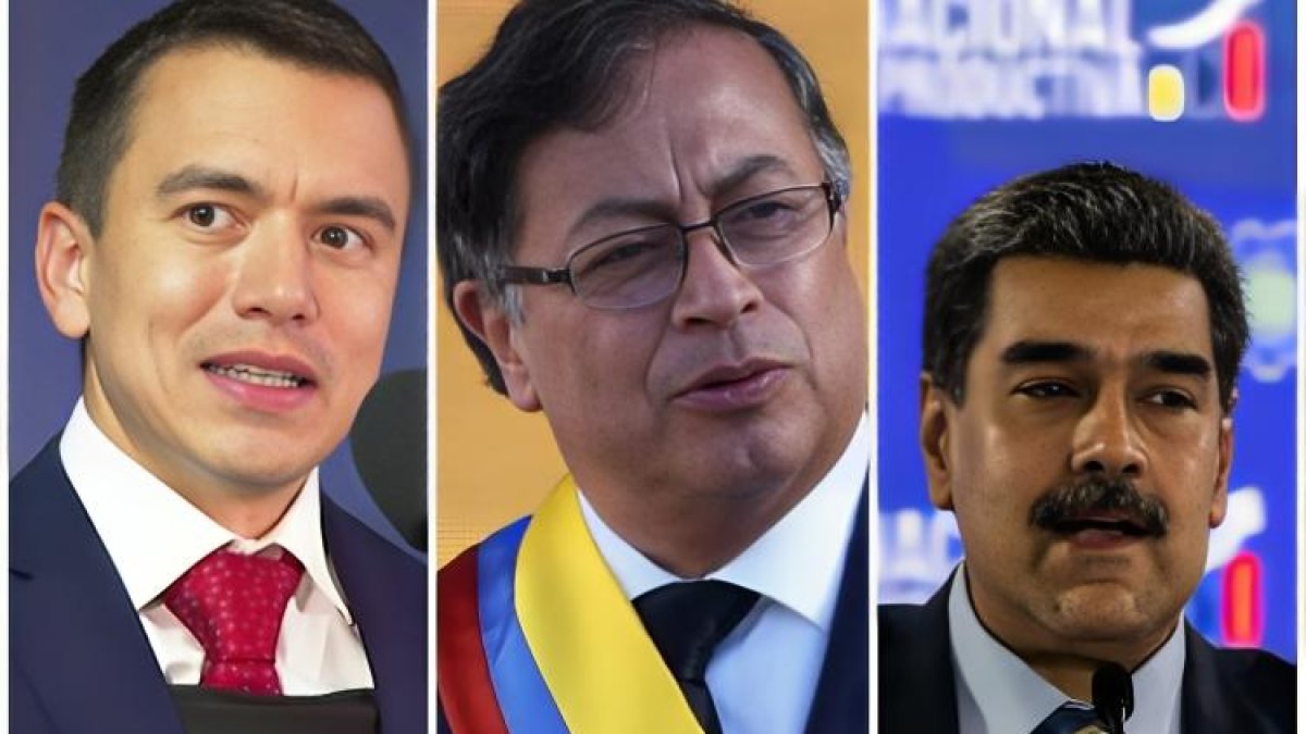 Noboa, Petro y Maduro, los presidentes que lidian con la crisis energética y hablan de sabotaje.