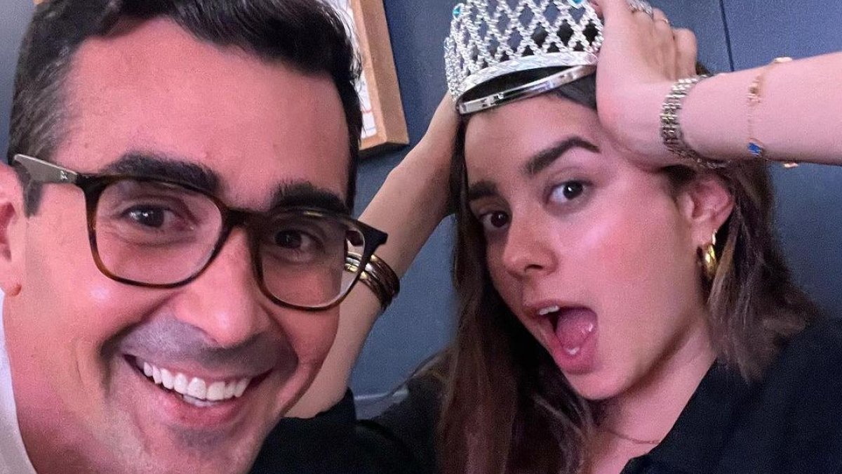 Luciana Guschmer y su papá Andrés Guschmer