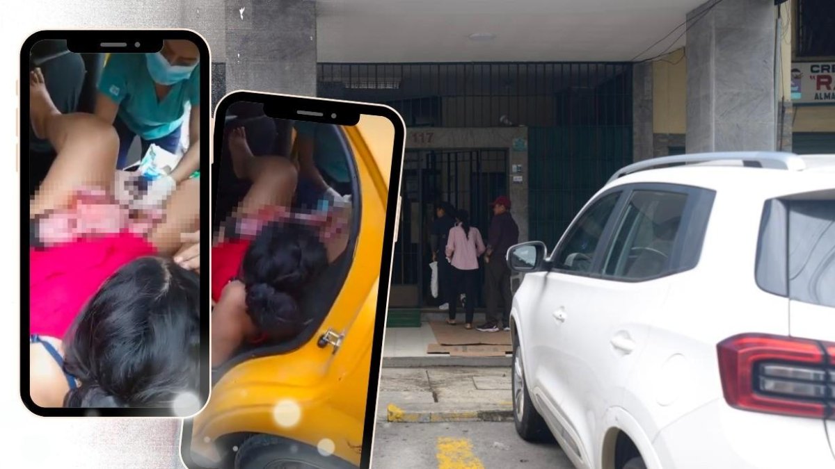 Instante en que la doctora le brinda los primeros auxilios a los pacientes.