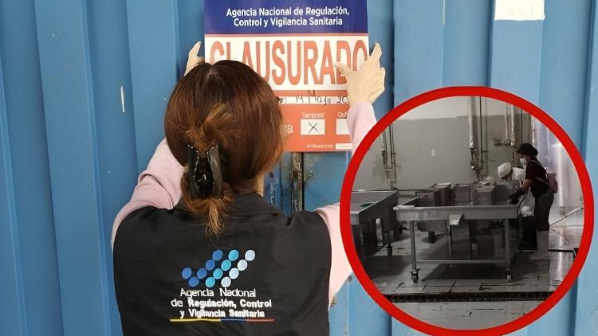 Imagenes de la clausura de la planta de lácteos