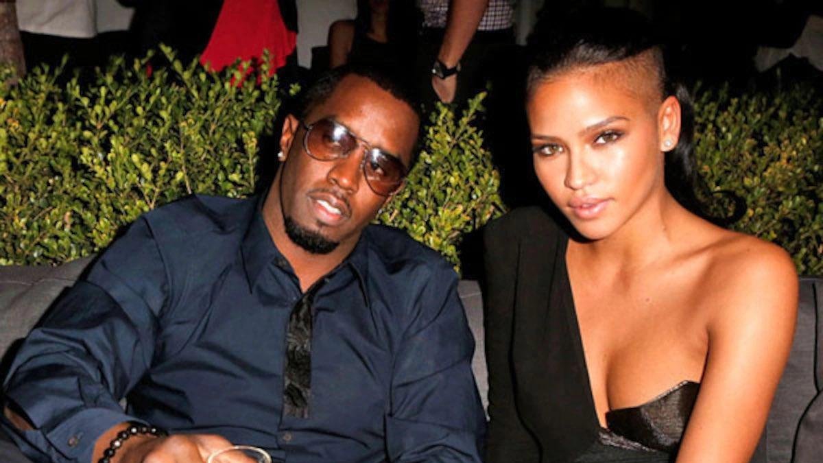 El cantante de rap junto a su exnovia Cassie.