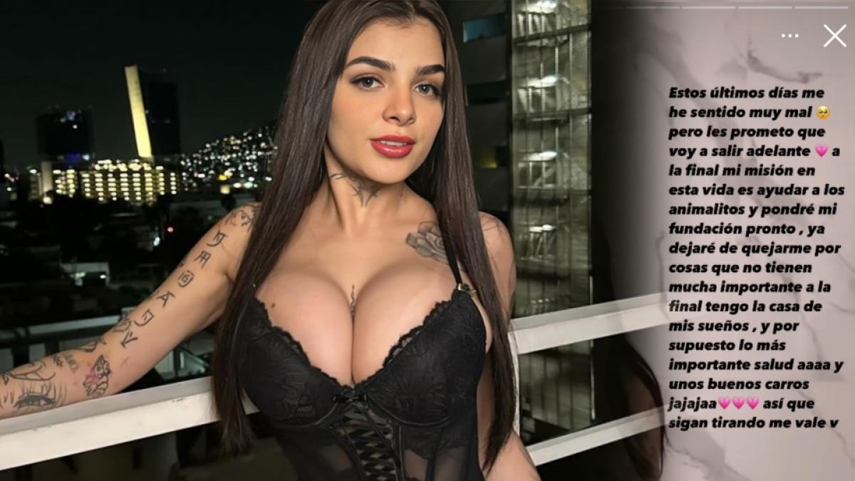 Mensaje que Karely Ruiz expresó a sus fans.