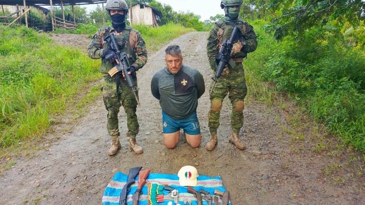 Fue capturado alias Hércules en Quinindé.