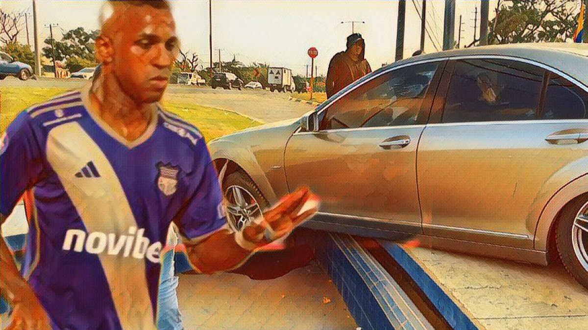 Miller Bolaños se accidentó en Samborondón y protagonizó un escádalo.