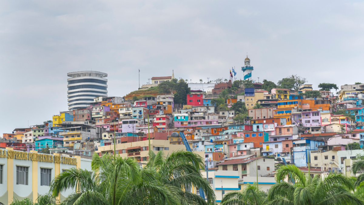 Así luce Guayaquil en un día nublado. ¿Cuál es el clima para hoy?