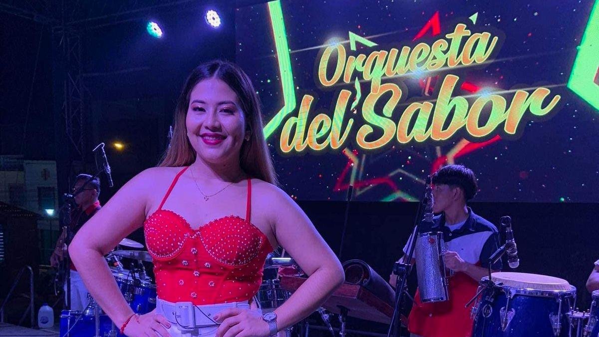 Melisa Merchán es la cantante principal de Orquesta del Sabor
