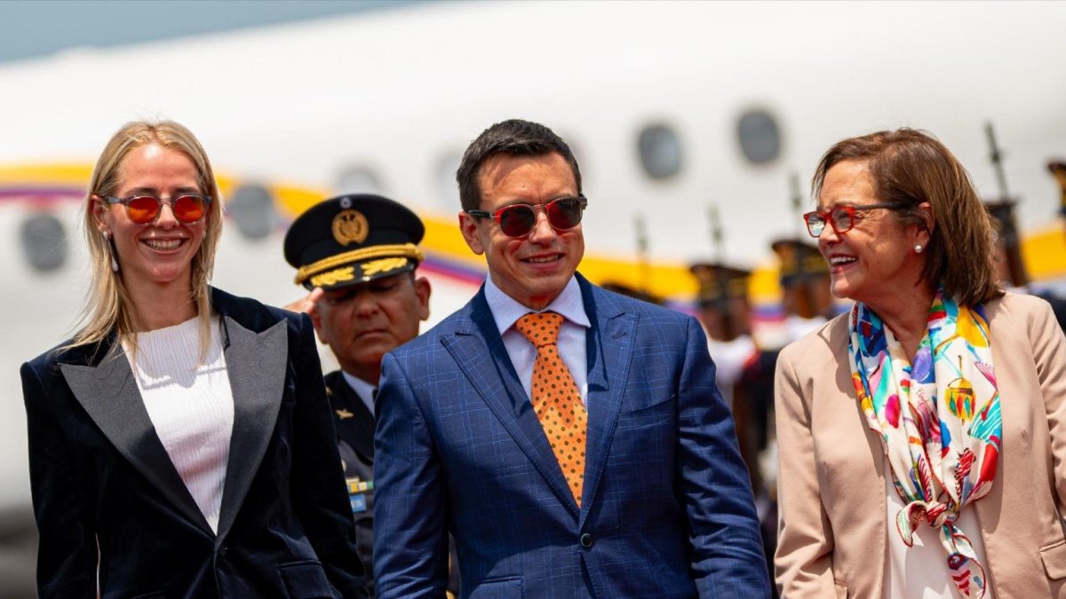 El presidente Daniel Noboa.