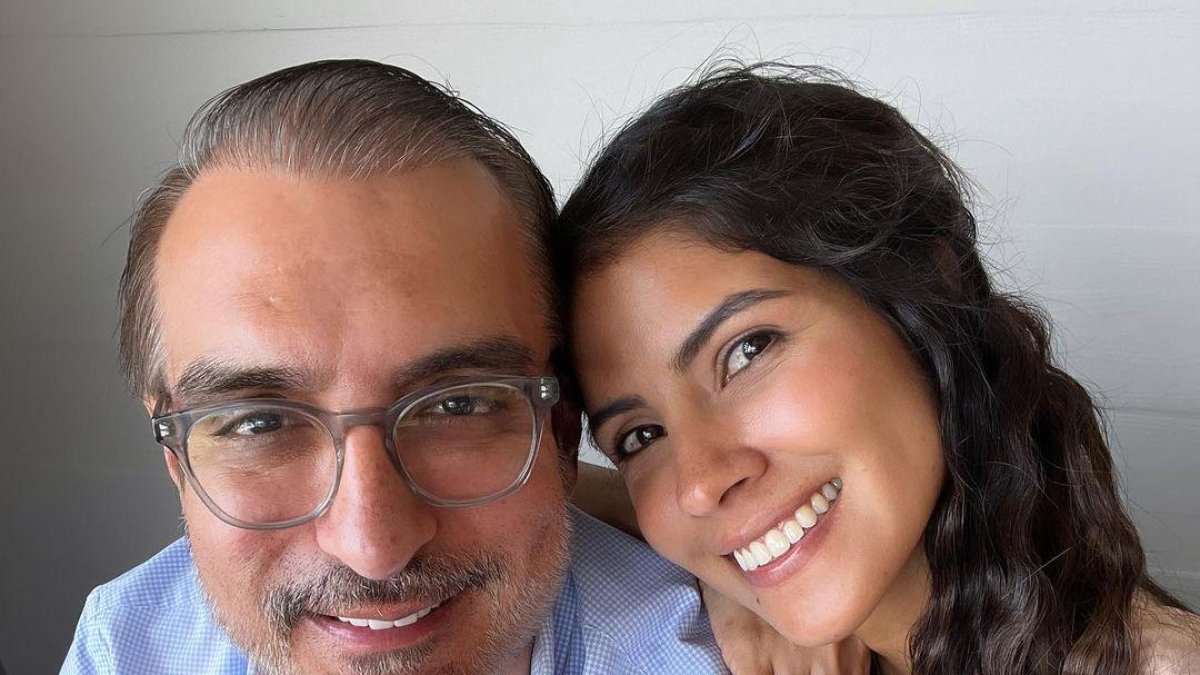 Pamela Sambrano  y su novio Vicente Taiano.