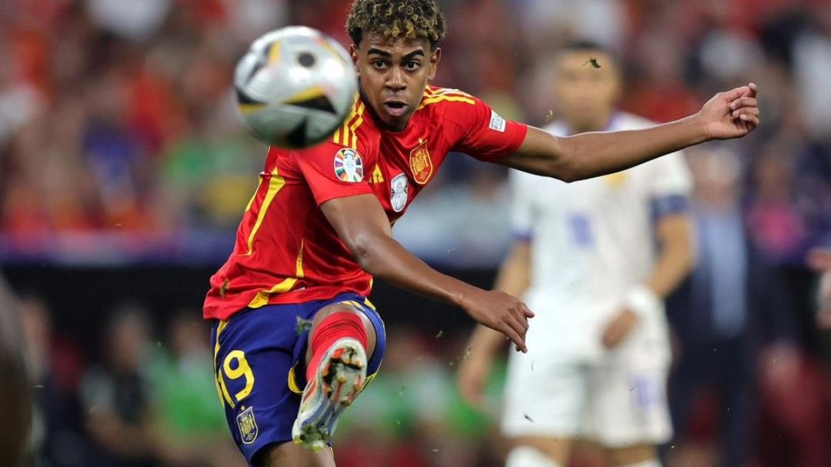 Lamine Yamal fue elegido el mejor jugador del partido contra Francia