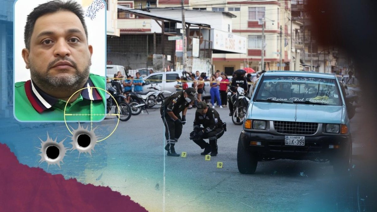 Marcelo Chuquicuma Medina iba en este vehículo cuando lo acribillaron.