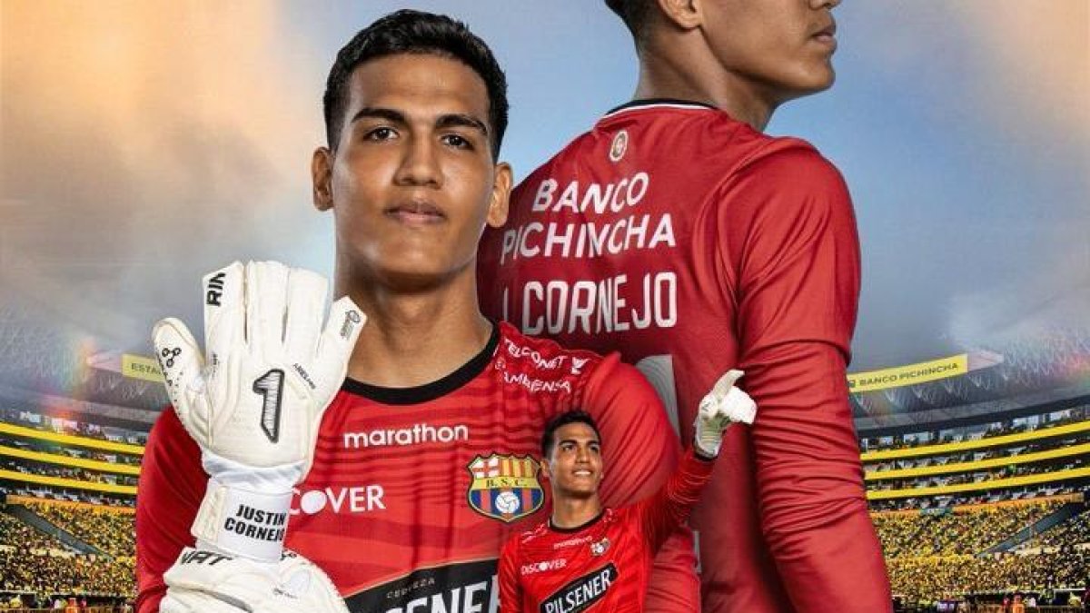 Justin Cornejo el jugador que no alcanzó a ver su foto en la nómina de una convocatoria en Copa Sudamericana.