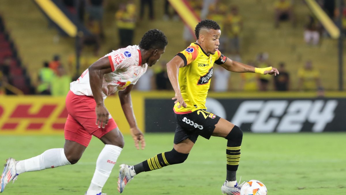 Byron Castillo en su regreso a Barcelona