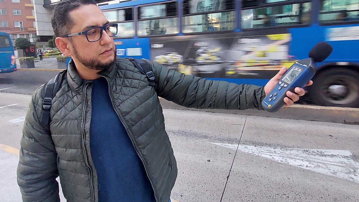 Sector de Túnel de Guayasamín, en el centro de Quito.