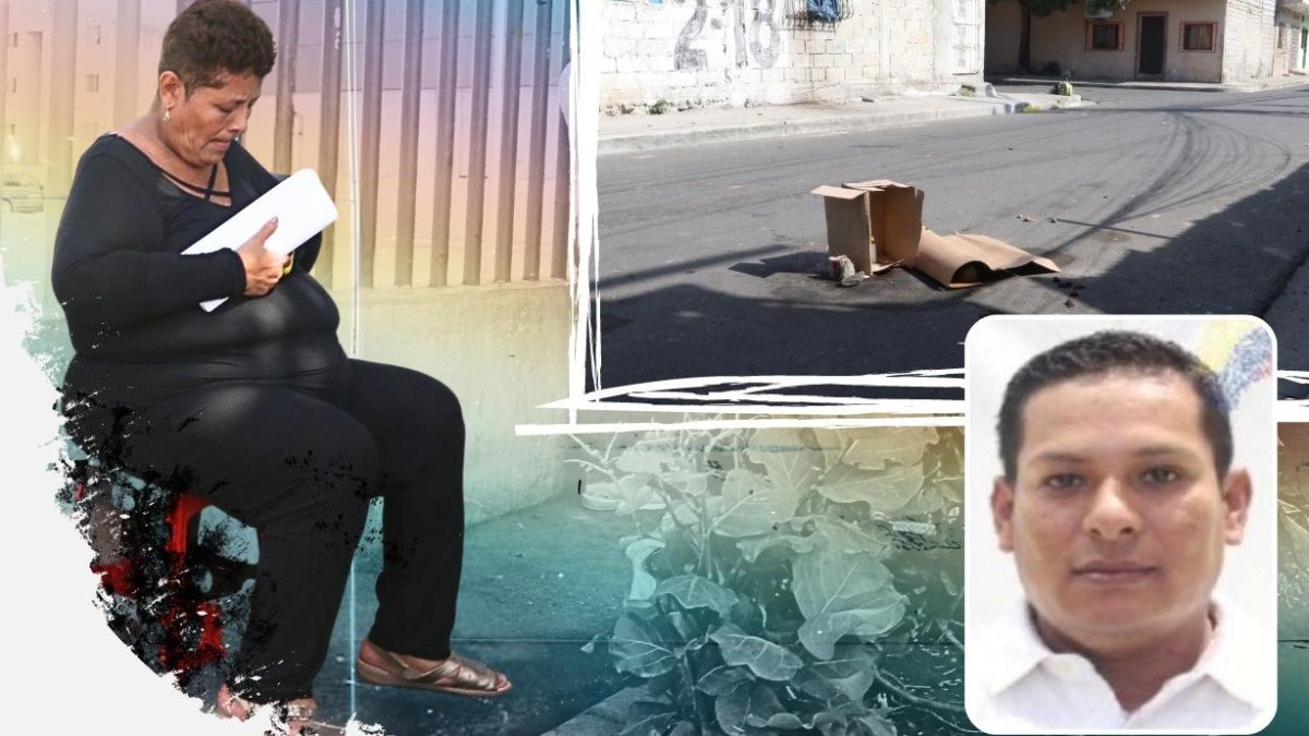 Daniel Patricio Brito Barreiro  falleció durante un ataque en el Guasmo sur.  Su madre estaba desconsolada.