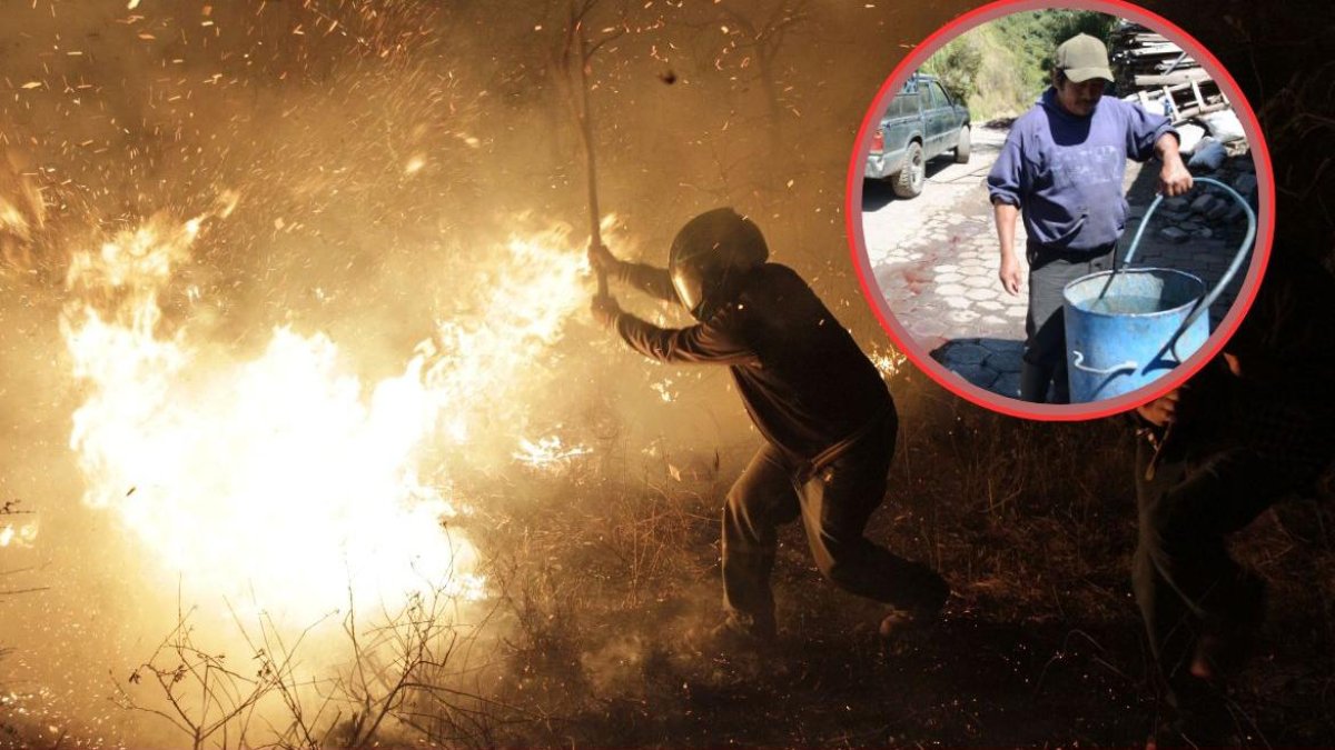 Las altas temperaturas en Quito significan riesgo de incendios forestales y escasez de agua.