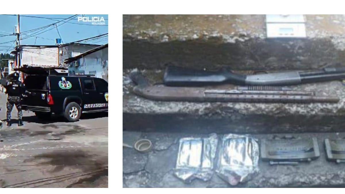 En el operativo participaron agentes del Grupo de Intervención y Rescate y encontraron varias evidencias.