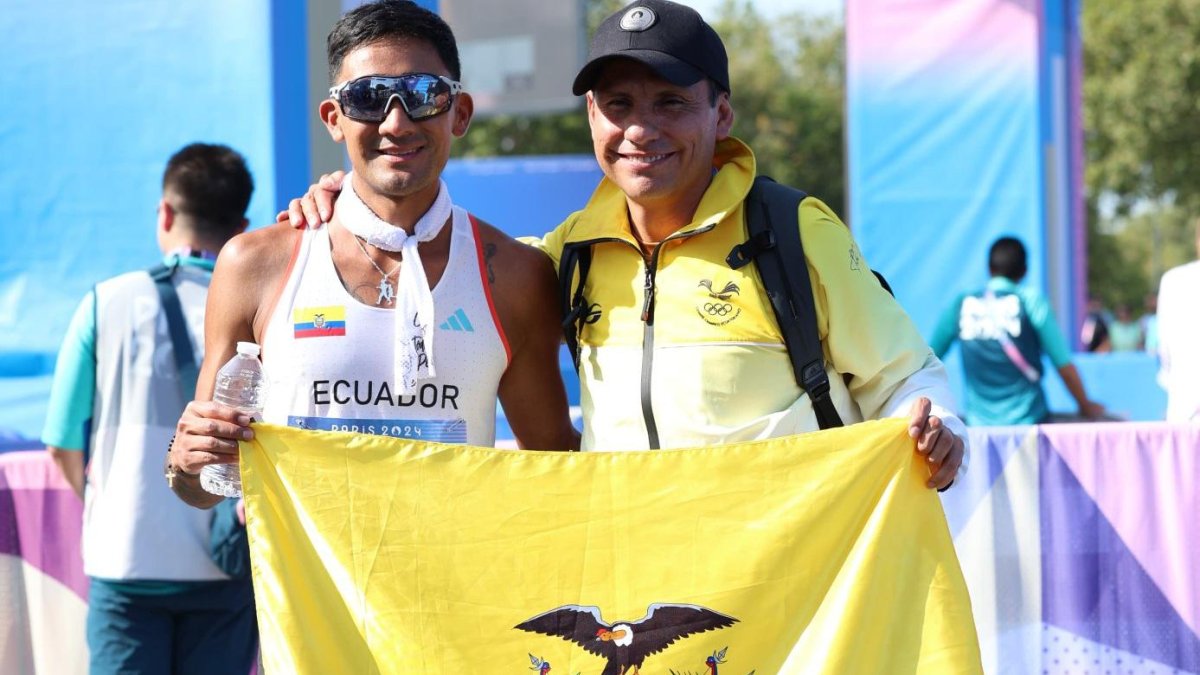 Los de Oro, Jefferson Pérez,    1996 y Daniel Pintado, 2024. Mucha calidad.