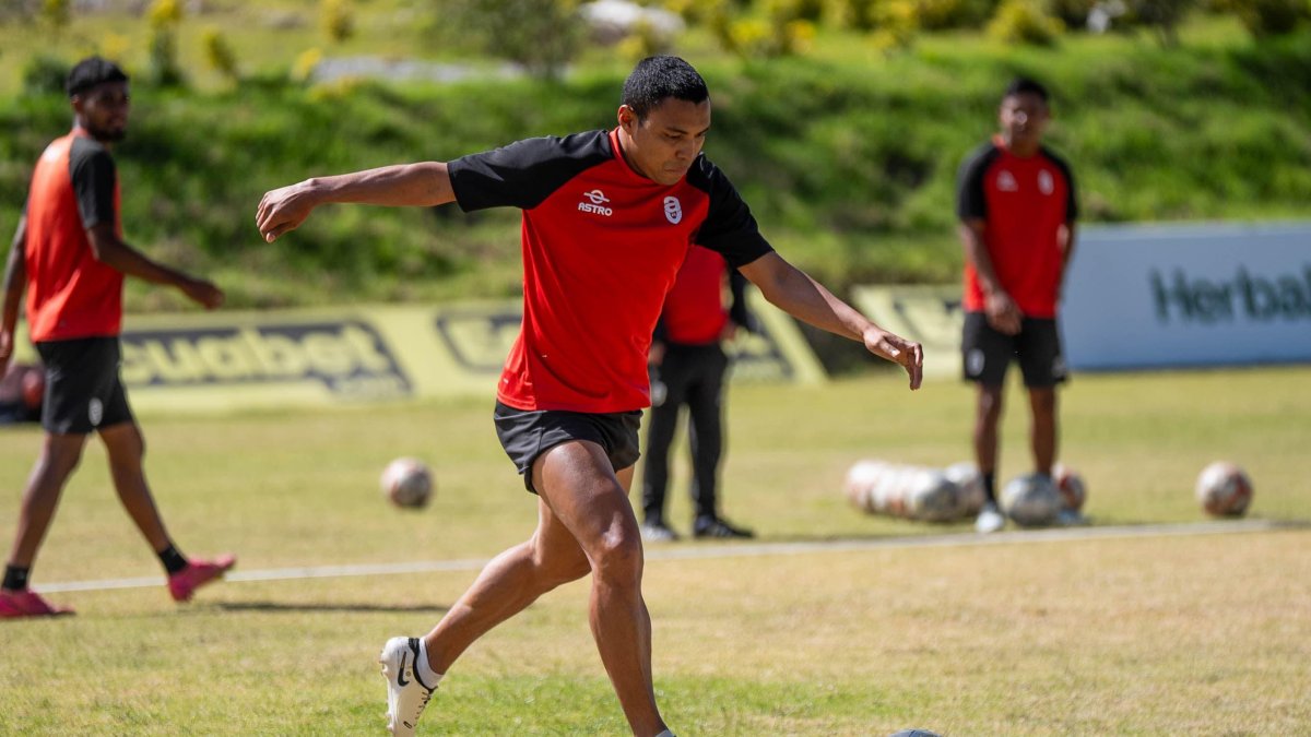 Jefferson Montero listo para enfrentar a Emelec.