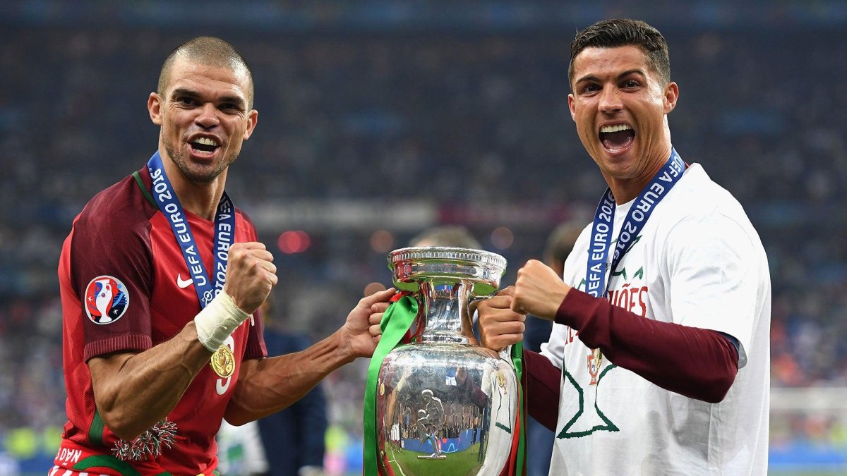 Pepe fue la gran dupla de Cristiano en la selección de Portugal