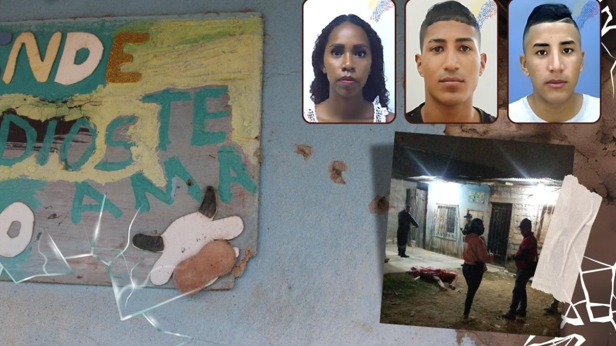 En este inmueble de una planta se produjo el asesinato de tres personas. Una de las víctimas salió hasta el portal, donde se desplomó.