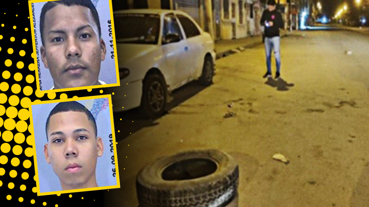 Las víctimas fueron atacadas en este sector del cantón Durán.