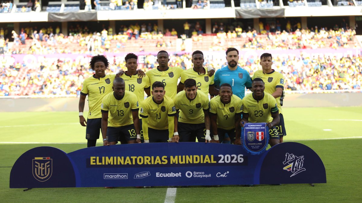 Este fue el once titular de Ecuador para enfrentar a Perú en el Rodrigo Paz en la fecha 8 de eliminatorias