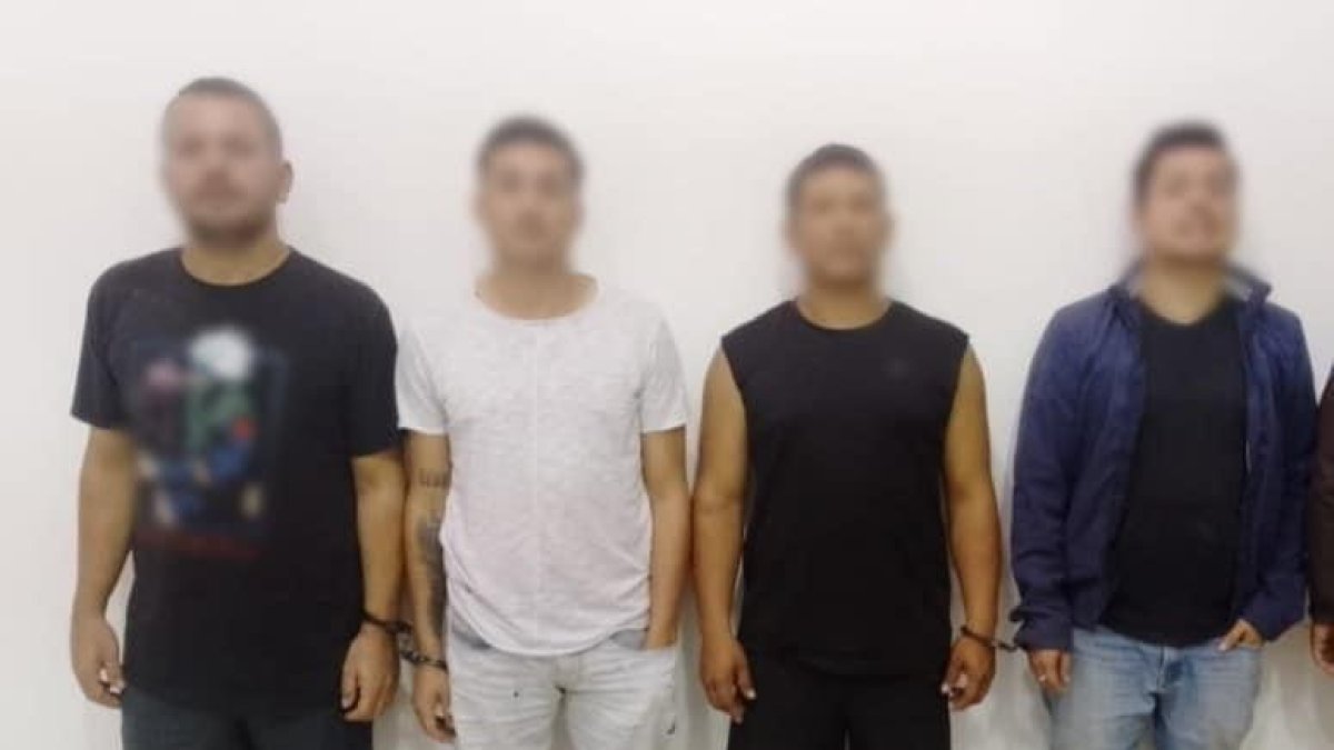 La Policía logró la aprehensión de cuatro sospechosos.