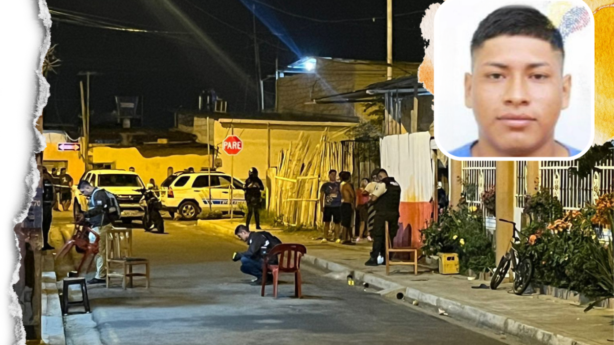 Agentes de la Policía recogieron indicios dentro y fuera de la vivienda donde asesinaron a Jaime Enrique Chalén Solórzano.