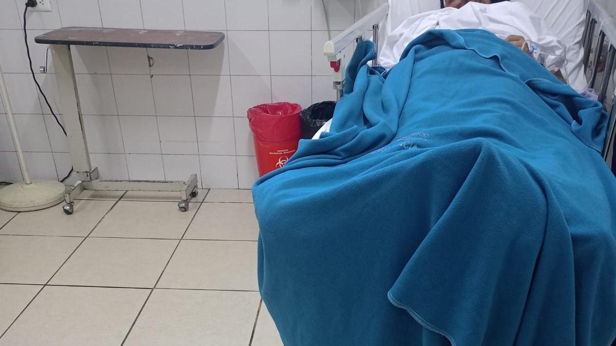 La mujer fue macheteada y luego llevada a un hospital de Ibarra.