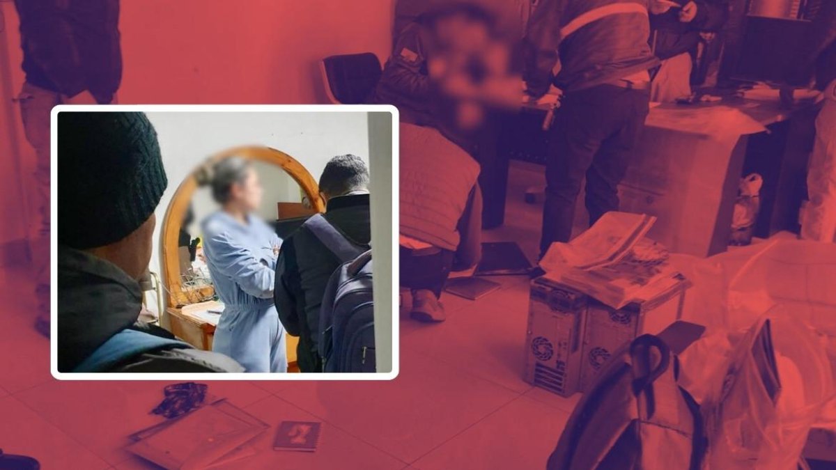 Durante el operativo incautaron pasaportes y documentos personales.