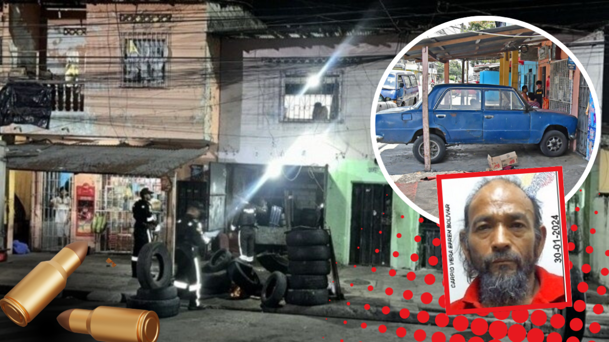 Familiares encendieron una vela en el lugar donde fue asesinado Efrén Carpio.