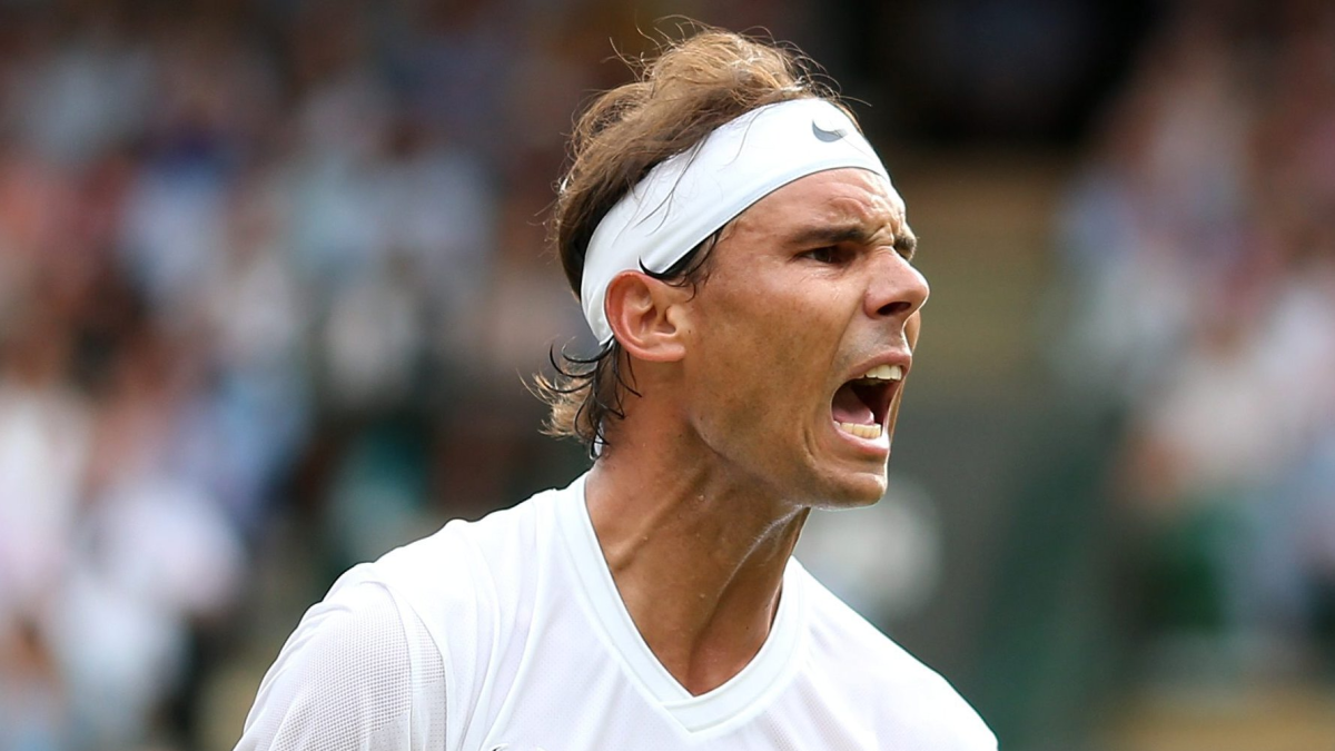 Rafael Nadal festeja una de sus victorias en un Grand Slams