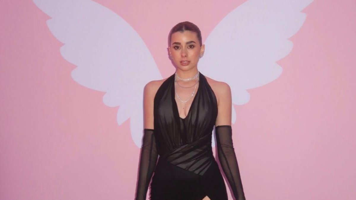 Luciana Guschmer en el Victoria’s Secret Fashion Show 2024, en Nueva York, Estados Unidos.