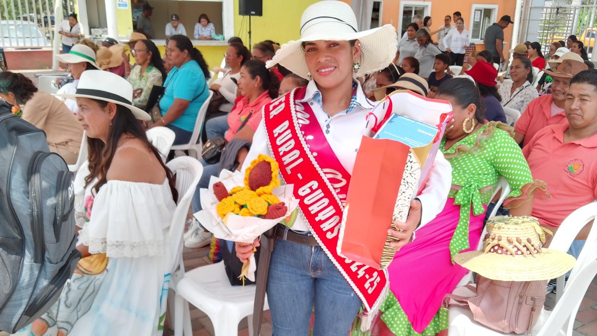 Mikaela Ortiz Magallanes, representante de las mujeres rurales del Guayas.
