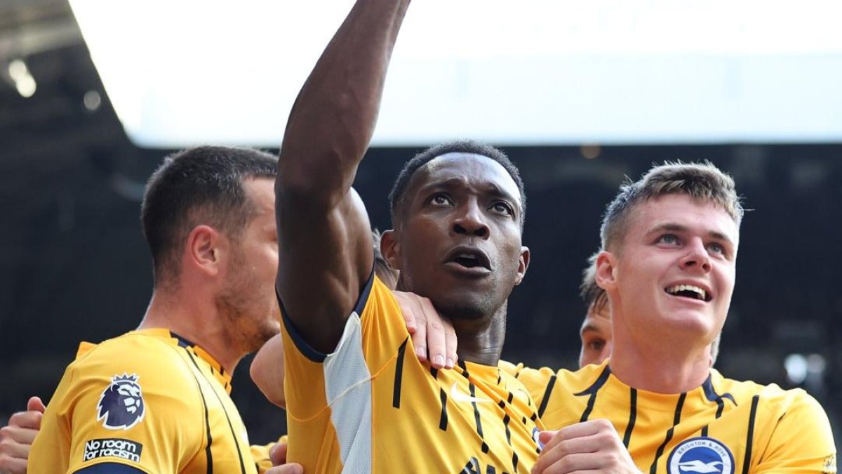 Danny Welbeck marcó el gol del triunfo de Brighton.