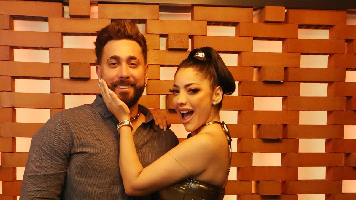 Nathalie Carvajal y Chicho Trujillo tras regresar de su luna de miel.