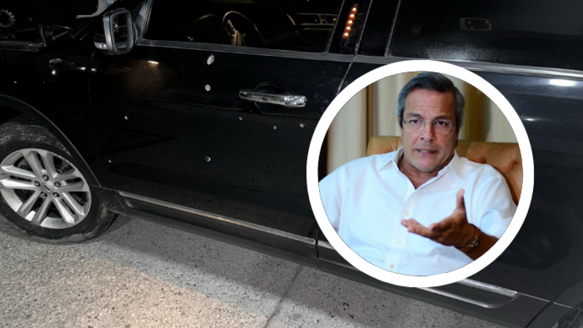 Jimmy Jairala posteó imágenes del atentado armado.