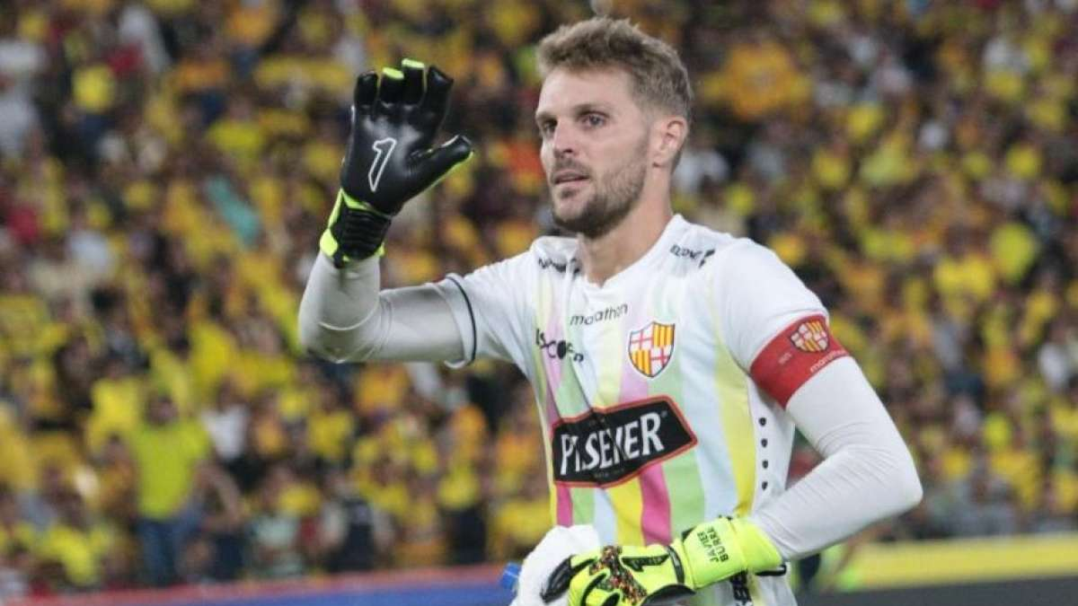 El portero Javier Burrai dejó de atajar 5 partidos seguidos con Barcelona en la fase 2 de LigaPro