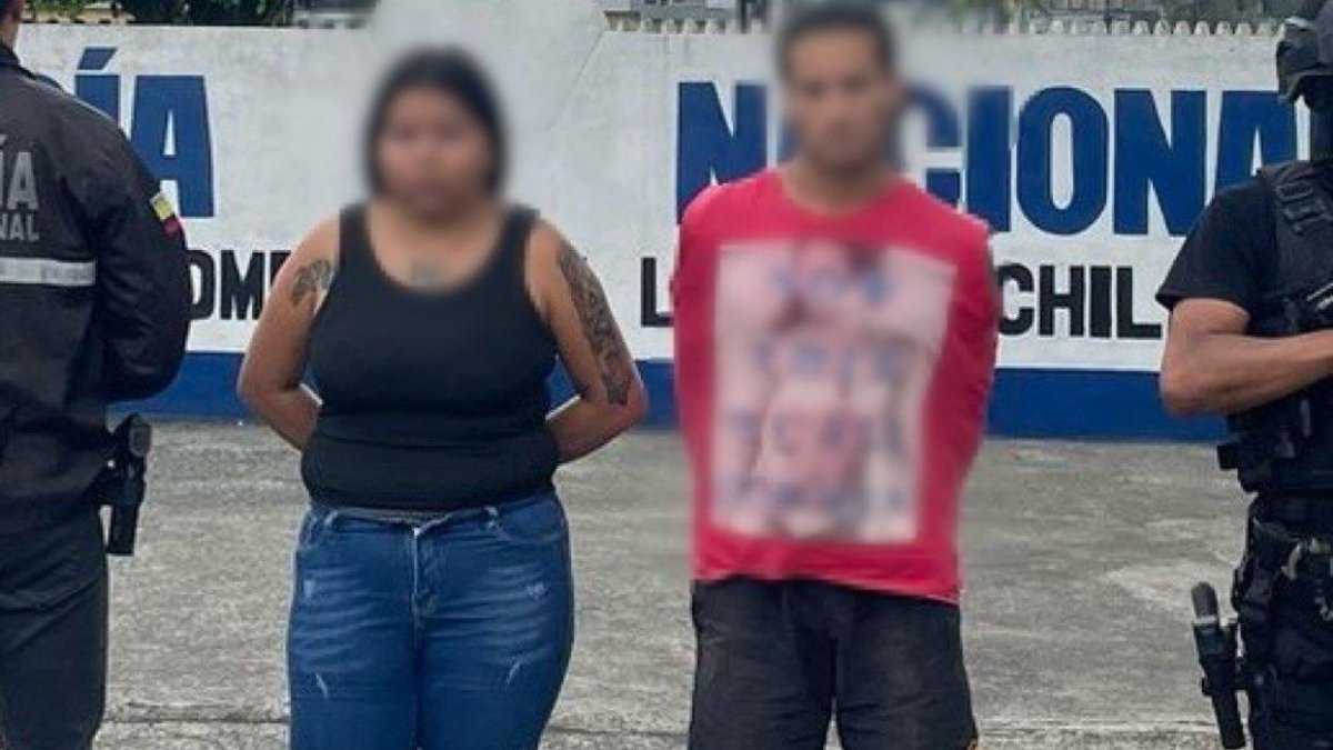 Los dos adultos aprehendidos deberán responder ante la justicia por el delito de extorsión