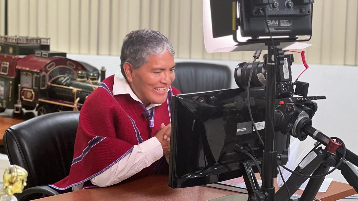 Luis Alfonso Chango es el presidente vitalicio de Mushuc Runa