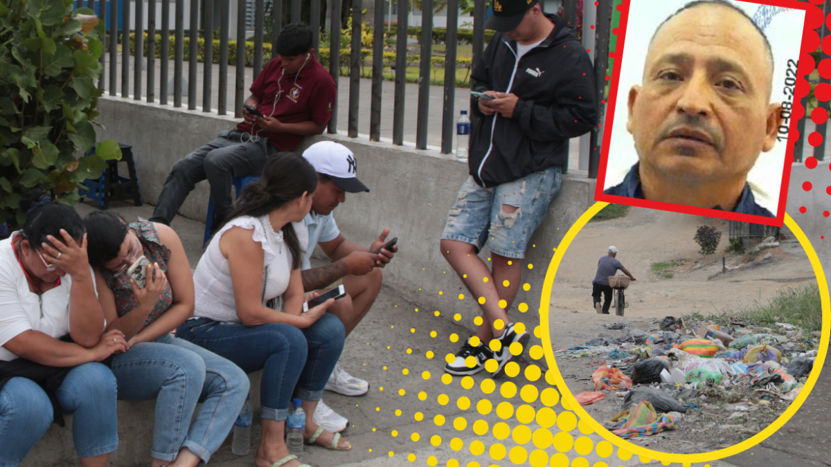 Familiares de Arnoldo Jacinto Almeida Arzube llegaron hasta el Laboratorio de Criminalística para reconocerlo y retirar su cuerpo.