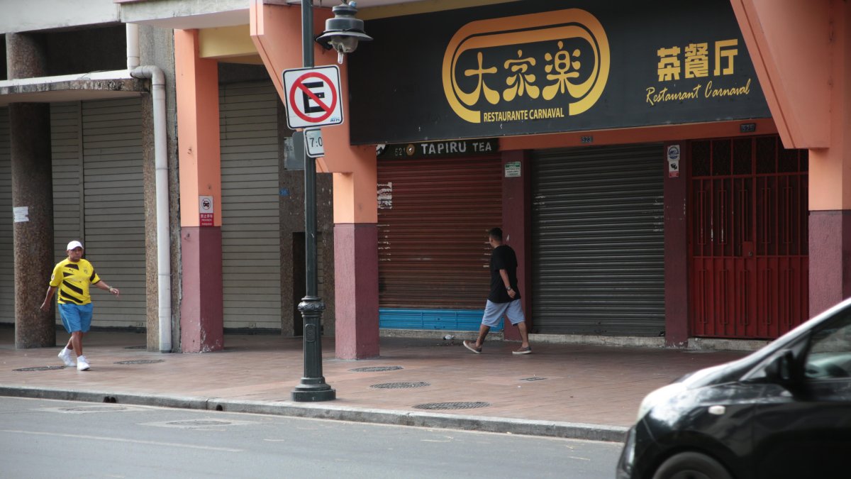 El hecho se produjo en un chifa, ubicado en pleno centro de Guayaquil.