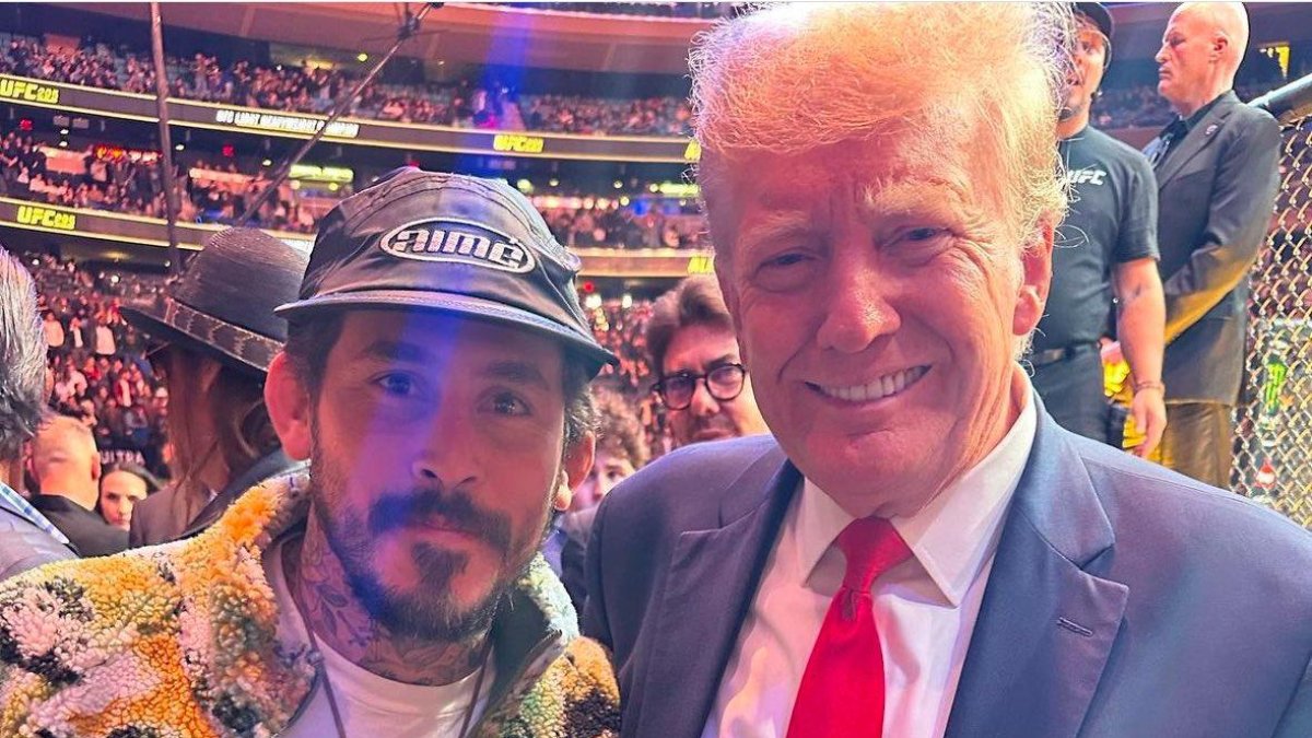 Chito Vera y el elegido presidente de Estados Unidos, Donald Trump.